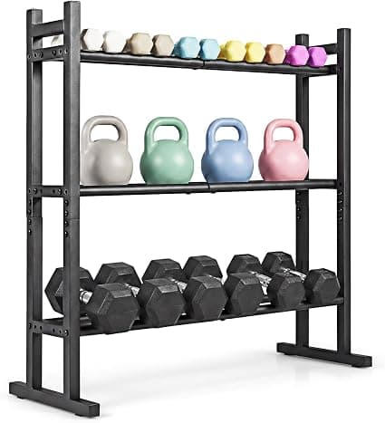 COSTWAY Soporte para Mancuernas de 3 Niveles, Capacidad 240 kg