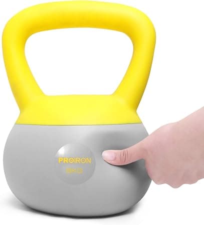 PROIRON Pesa Rusa Blanda 8 kg (PVC con Arena de Hierro)