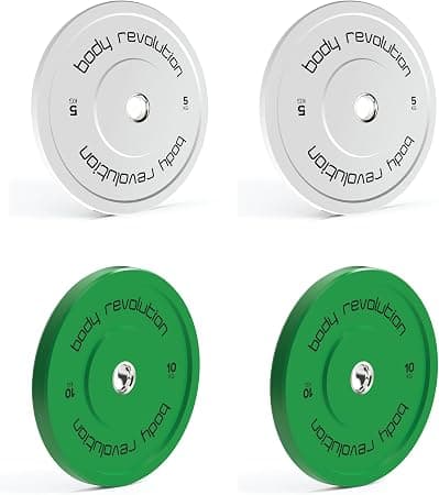 Discos Olímpicos Body Revolution de Goma, 5 kg (par)