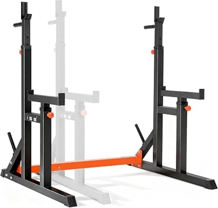 ISE Soporte Sentadillas Rack Ajustable, Máx 200 kg