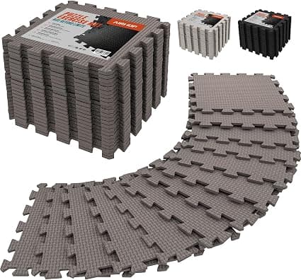 AIRHOP Alfombrillas de Suelo de Gimnasio, 18 Piezas (1,67 m²)